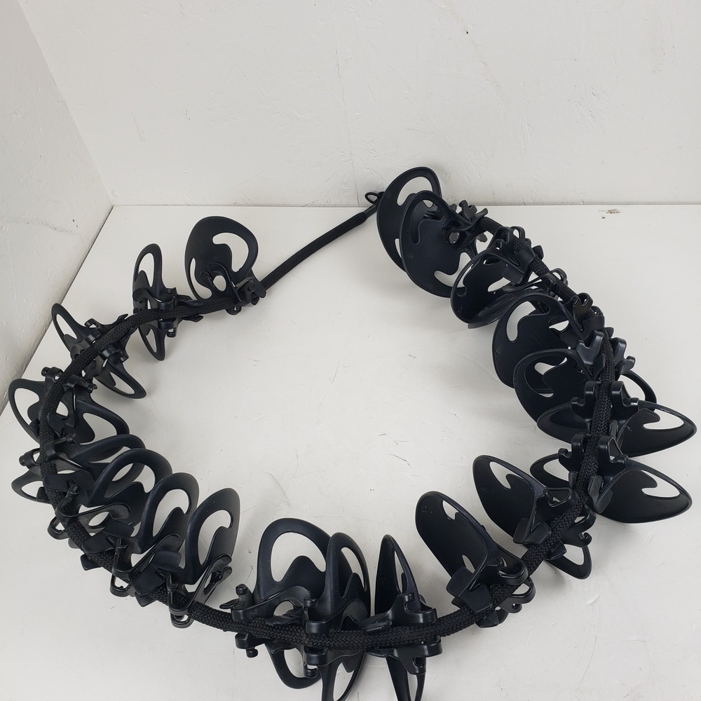 Perfect Curve Cap Rack Baseball Hat Organizer Black Adjustable 21 Clips 60 Inch